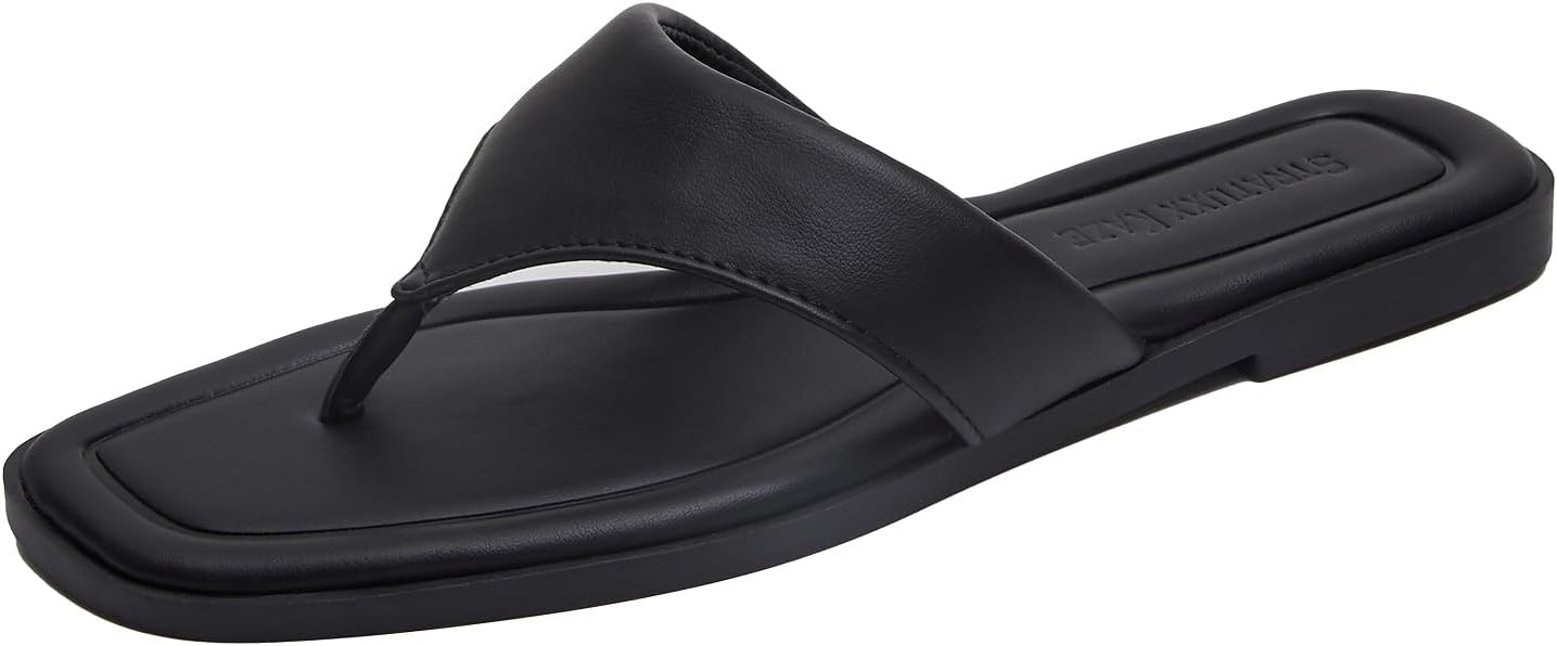 Stratuxx Kaze - Sandalias planas cómodas para mujer, sandalias de verano